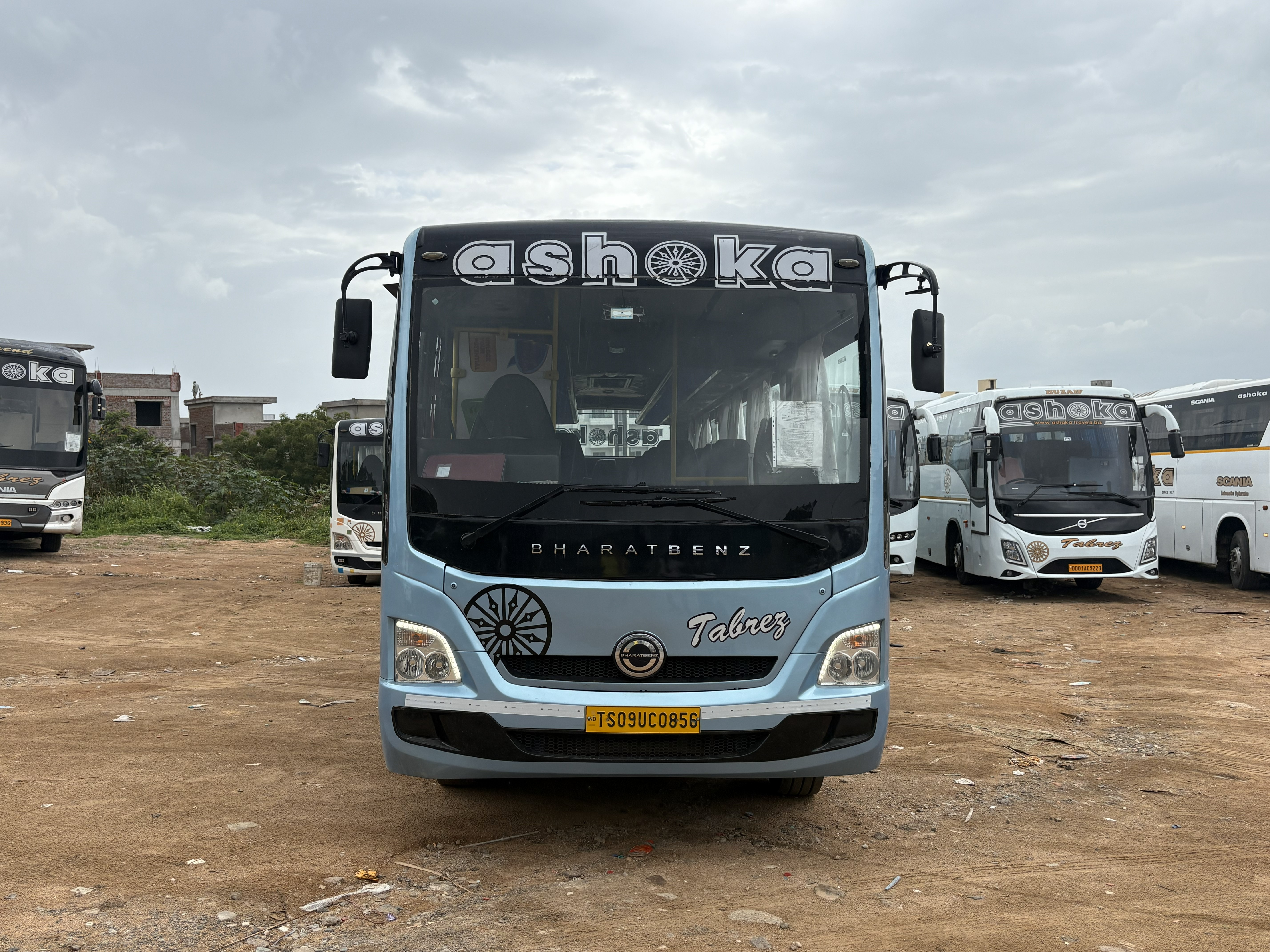 Bharat Benz Blue Luxury Coach - 45 Seater Premium Transport